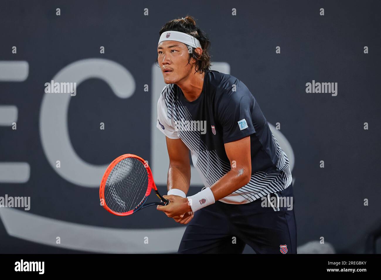 Hambourg, Hambourg, Allemagne. 27 juillet 2023. ZHIZHEN ZHANG (CHN) - HAMBURG EUROPEAN OPEN - Hamburg - Homme tennis, ATP500, 27.7,2023, Hamburg (tennis am Rothenbaum), Germany, Foto : Mathias Schulz (image de crédit : © Mathias Schulz/ZUMA Press Wire) USAGE ÉDITORIAL UNIQUEMENT! Non destiné à UN USAGE commercial ! Banque D'Images