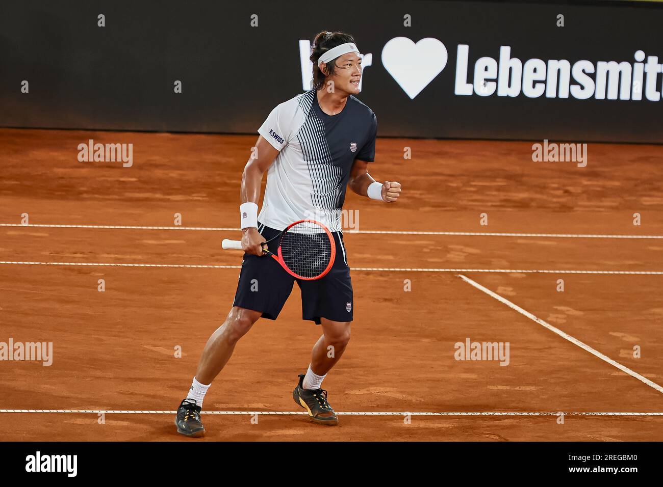 Hambourg, Hambourg, Allemagne. 27 juillet 2023. ZHIZHEN ZHANG (CHN) - HAMBURG EUROPEAN OPEN - Hamburg - Homme tennis, ATP500, 27.7,2023, Hamburg (tennis am Rothenbaum), Germany, Foto : Mathias Schulz (image de crédit : © Mathias Schulz/ZUMA Press Wire) USAGE ÉDITORIAL UNIQUEMENT! Non destiné à UN USAGE commercial ! Banque D'Images