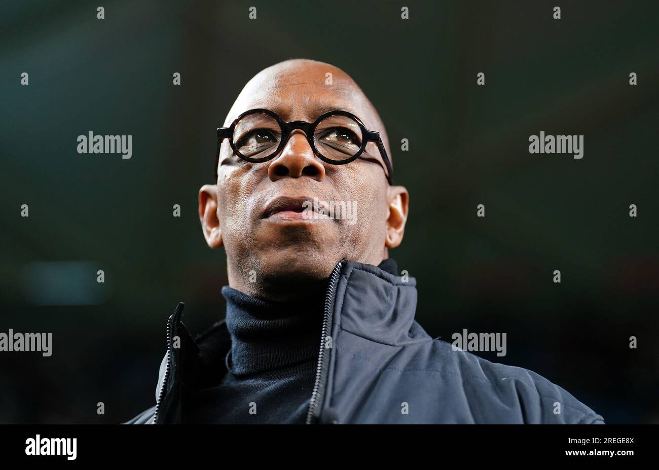 TV Pundit et ancien joueur, Ian Wright, lors de la coupe du monde féminine de la FIFA 2023, match du groupe D au stade de football de Sydney à Moore Park, en Australie. Date de la photo : Vendredi 28 juillet 2023. Banque D'Images