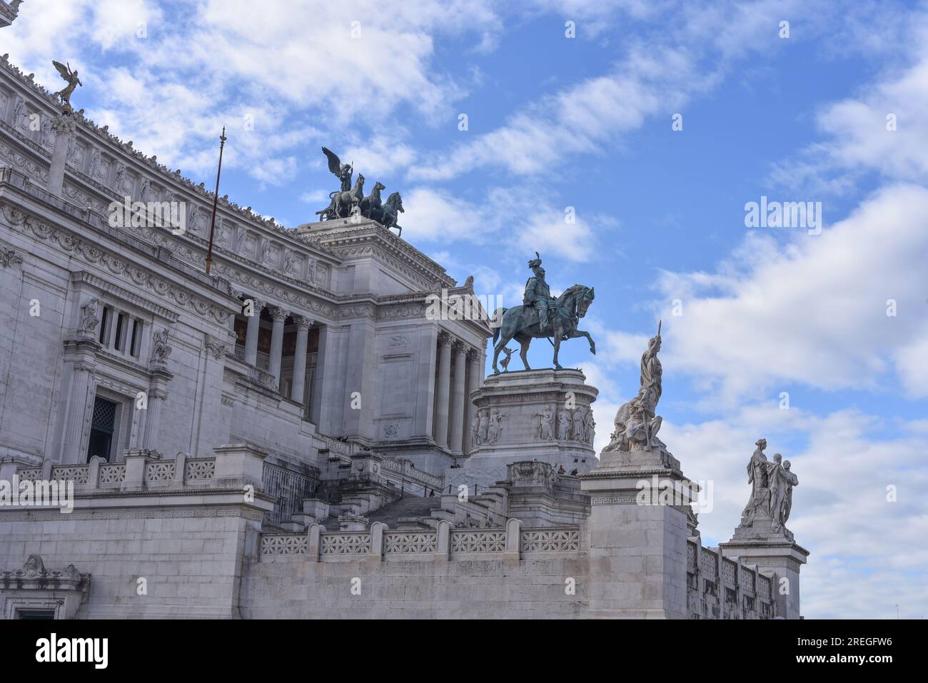 Rome, Italie - 27 novembre 2022 : l'autel de la Patrie de Rome Banque D'Images