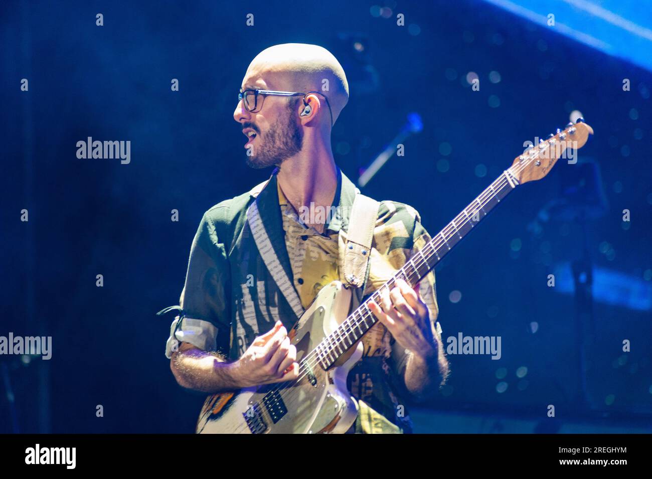 Bari, Italie. 27 juillet 2023. Lorenzo Pasini (Pinguini Tattici Nucleari) crédit : Agence photo indépendante/Alamy Live News Banque D'Images