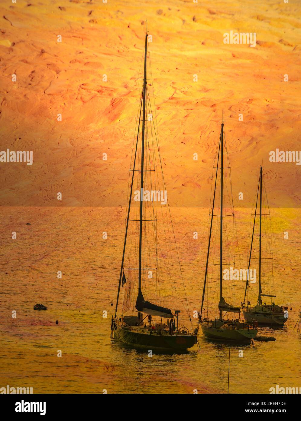 Phare de Faro près de Portofino Banque D'Images