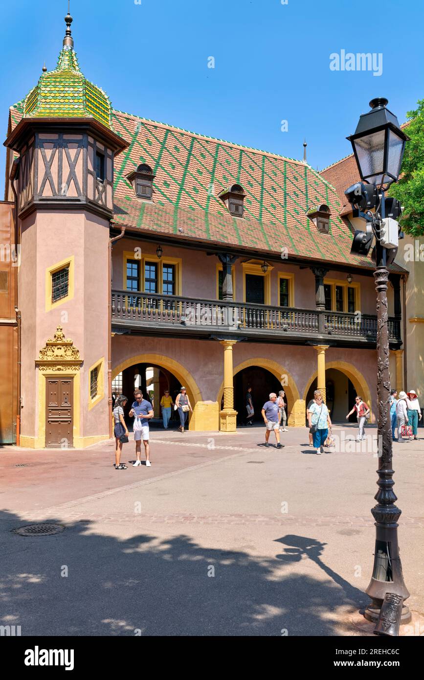 Colmar Alsace France. Route des vins d'Alsace. Le Koifhus (ancienne maison coutumière) Banque D'Images