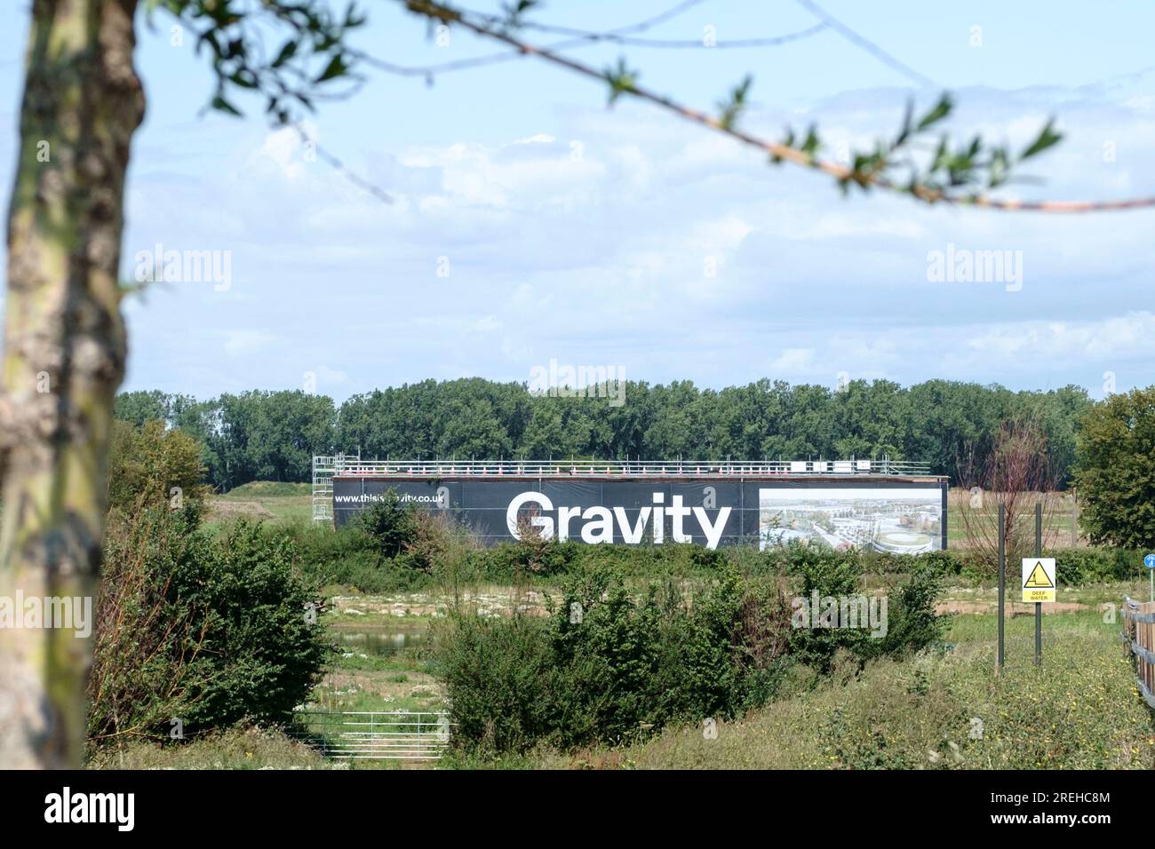 Gravity est un campus intelligent près de Bridgewater construit sur le site de l'ancien site Royal Ordnance de Bridgwater. Bientôt l'emplacement d'une Giga Factory Banque D'Images