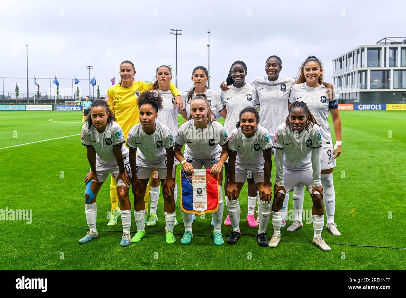 Team France (gardienne Ines marques (1) de France, Marion Haelewyn (2 ...