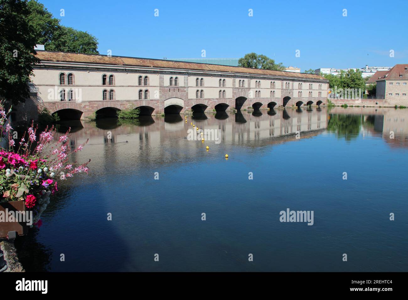 vieux pont (barrage vauban) à strasbourg en alsace (france) Banque D'Images