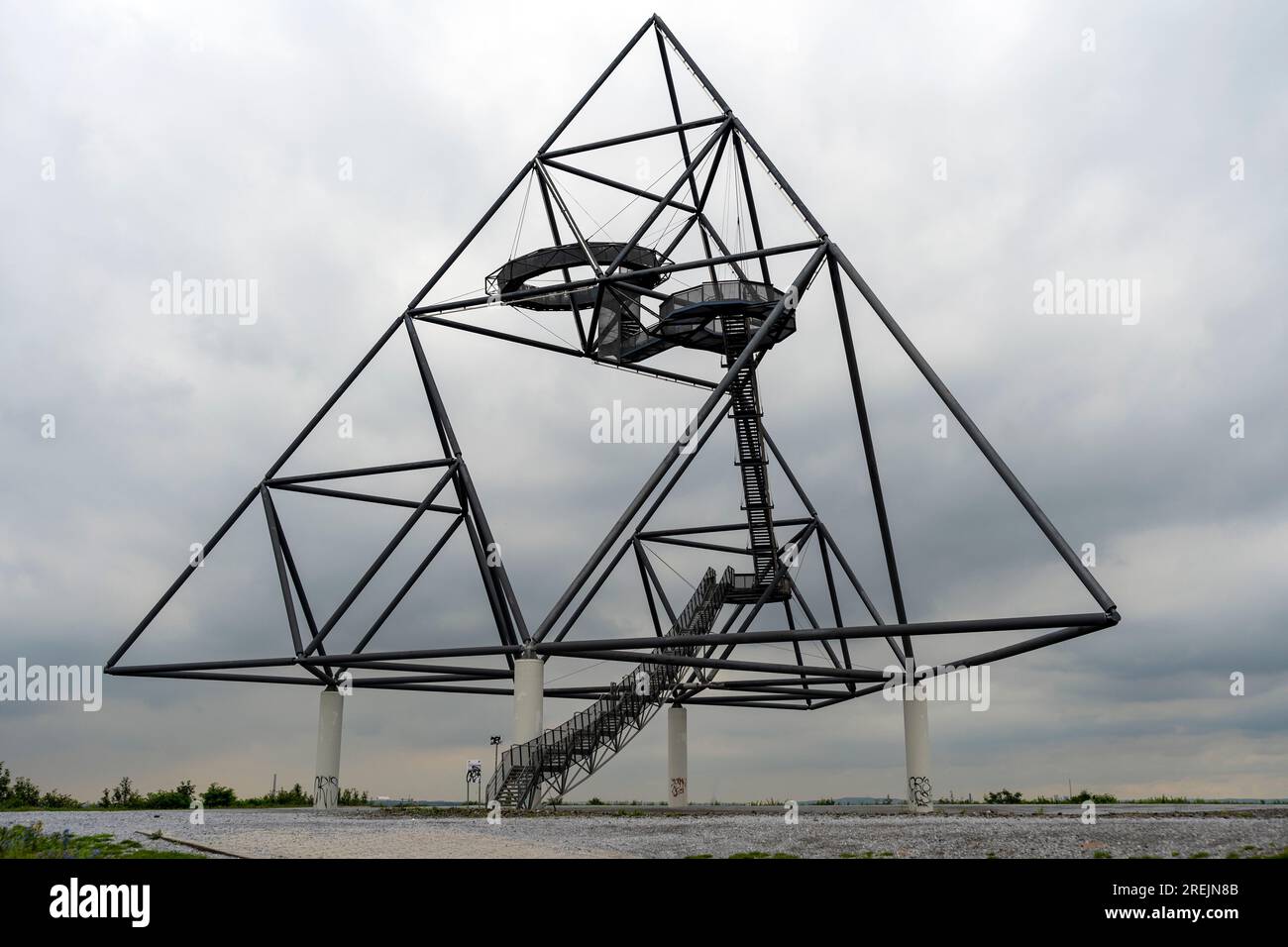 Tetraeder, Tetrahedron in Bottrop, Ruhr Area, Ruhrgebiet, Allemagne Banque D'Images