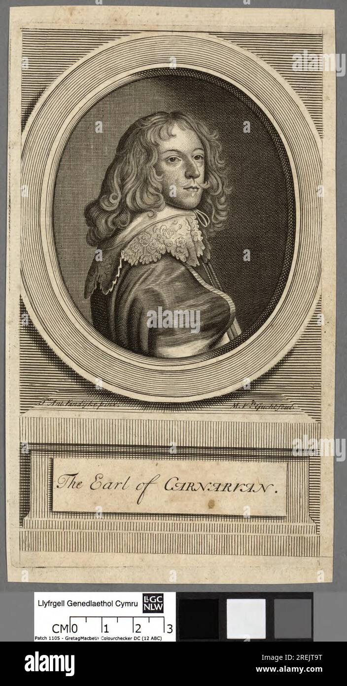Comte de Carnarvan 1713 par Michael Vandergucht Banque D'Images