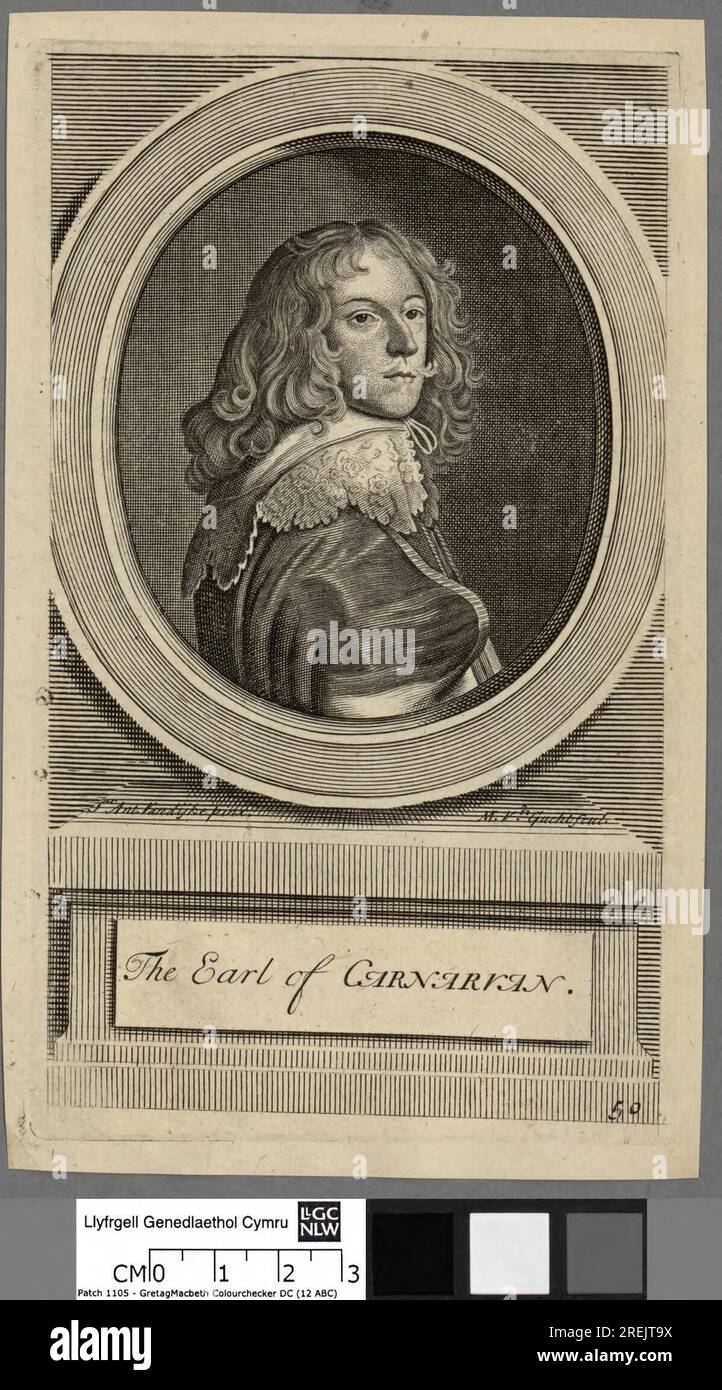 Comte de Carnarvan 1713 par Michael Vandergucht Banque D'Images