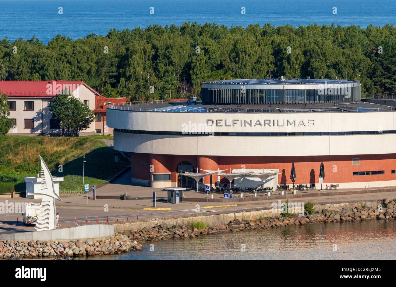 Musée maritime et delphinarium, Klaipeda, Lituanie, Europe Banque D'Images