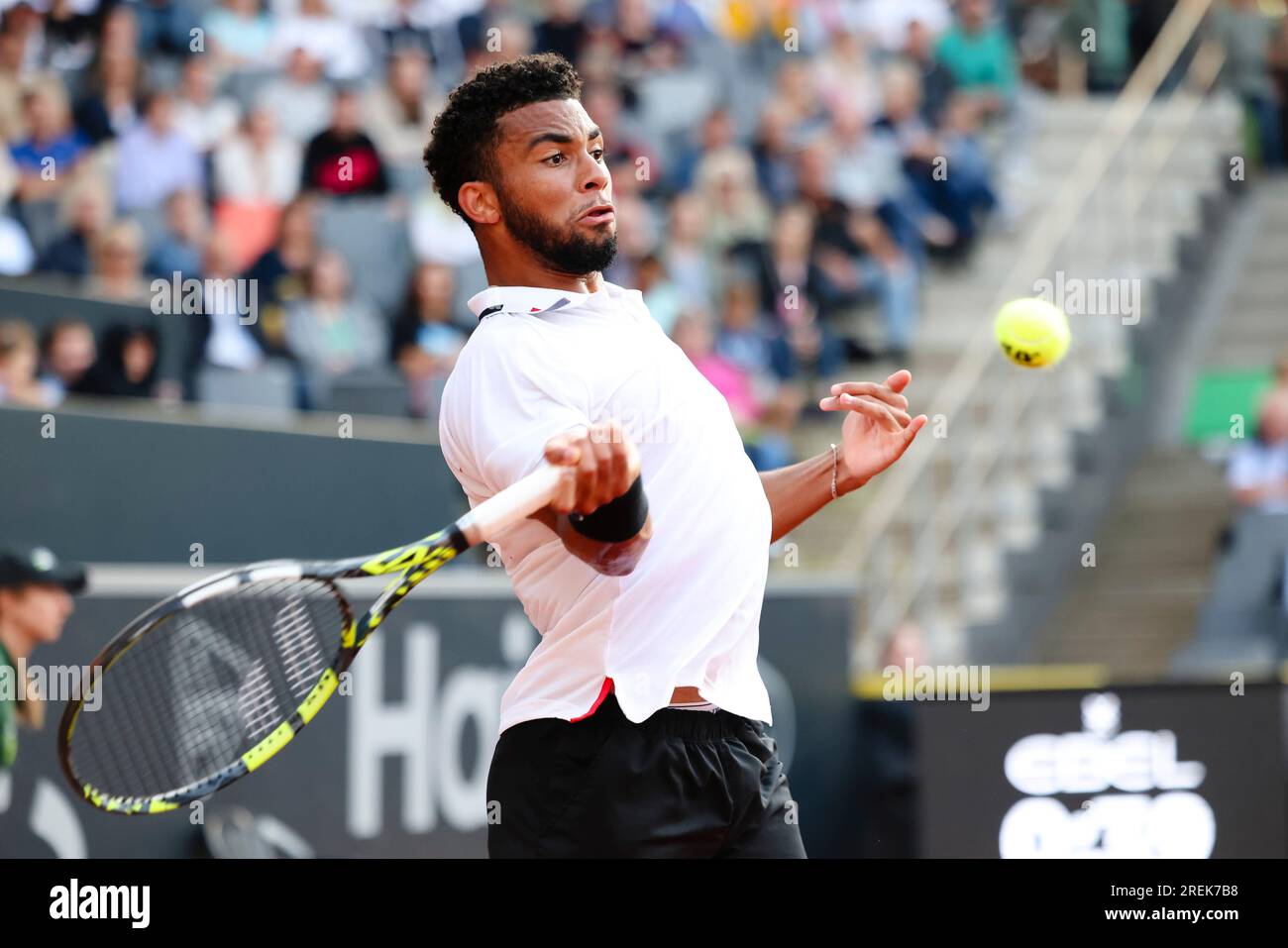 Hambourg, Allemagne. 28 juillet 2023. Le joueur de tennis français Arthur fils au tournoi de tennis européen de Hambourg 2023. Frank Molter/Alamy Live News Banque D'Images