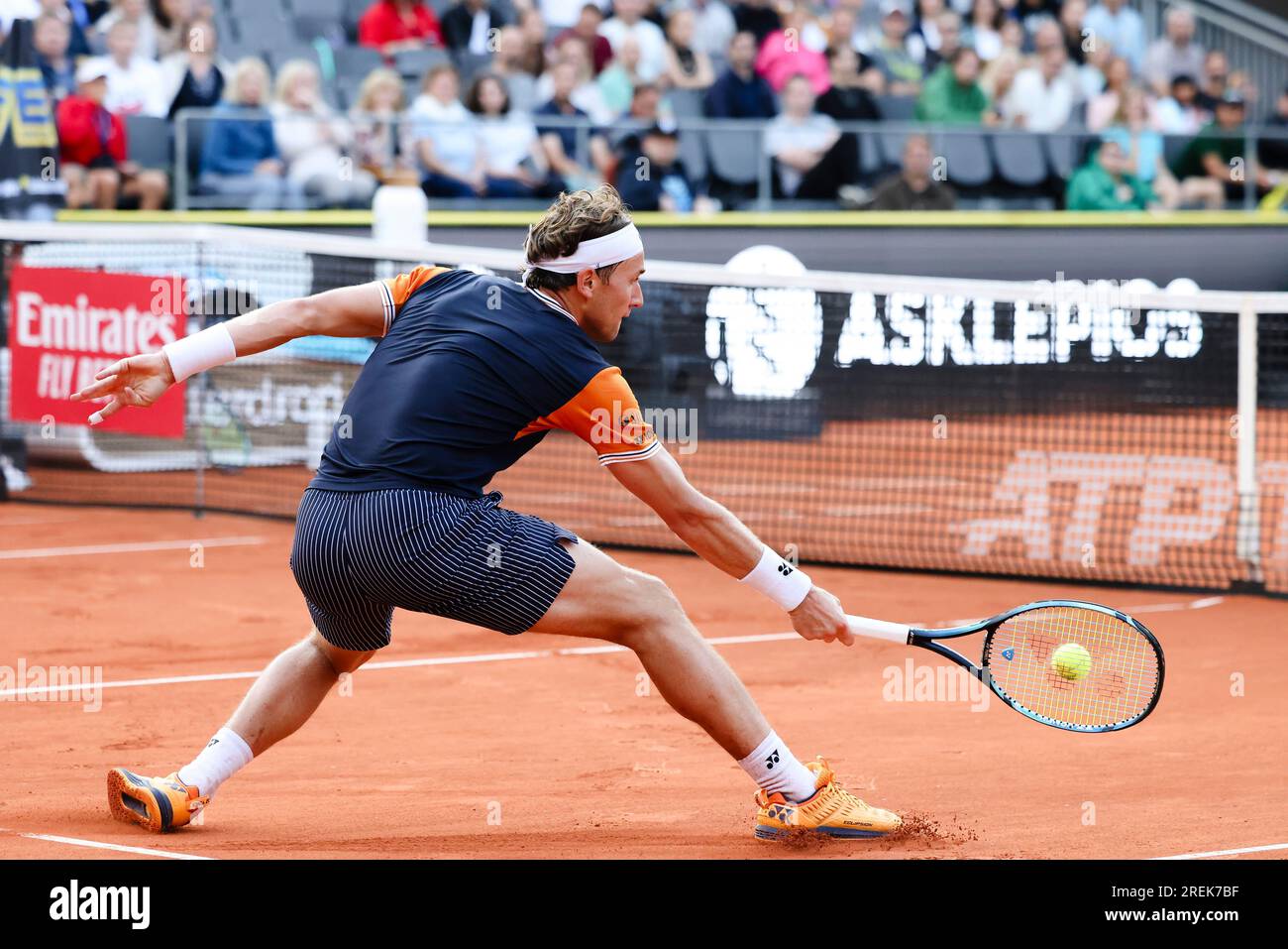 Hambourg, Allemagne. 28 juillet 2023. Le joueur de tennis norvégien Caspar Ruud au tournoi de tennis européen de Hambourg 2023. Frank Molter/Alamy Live News Banque D'Images