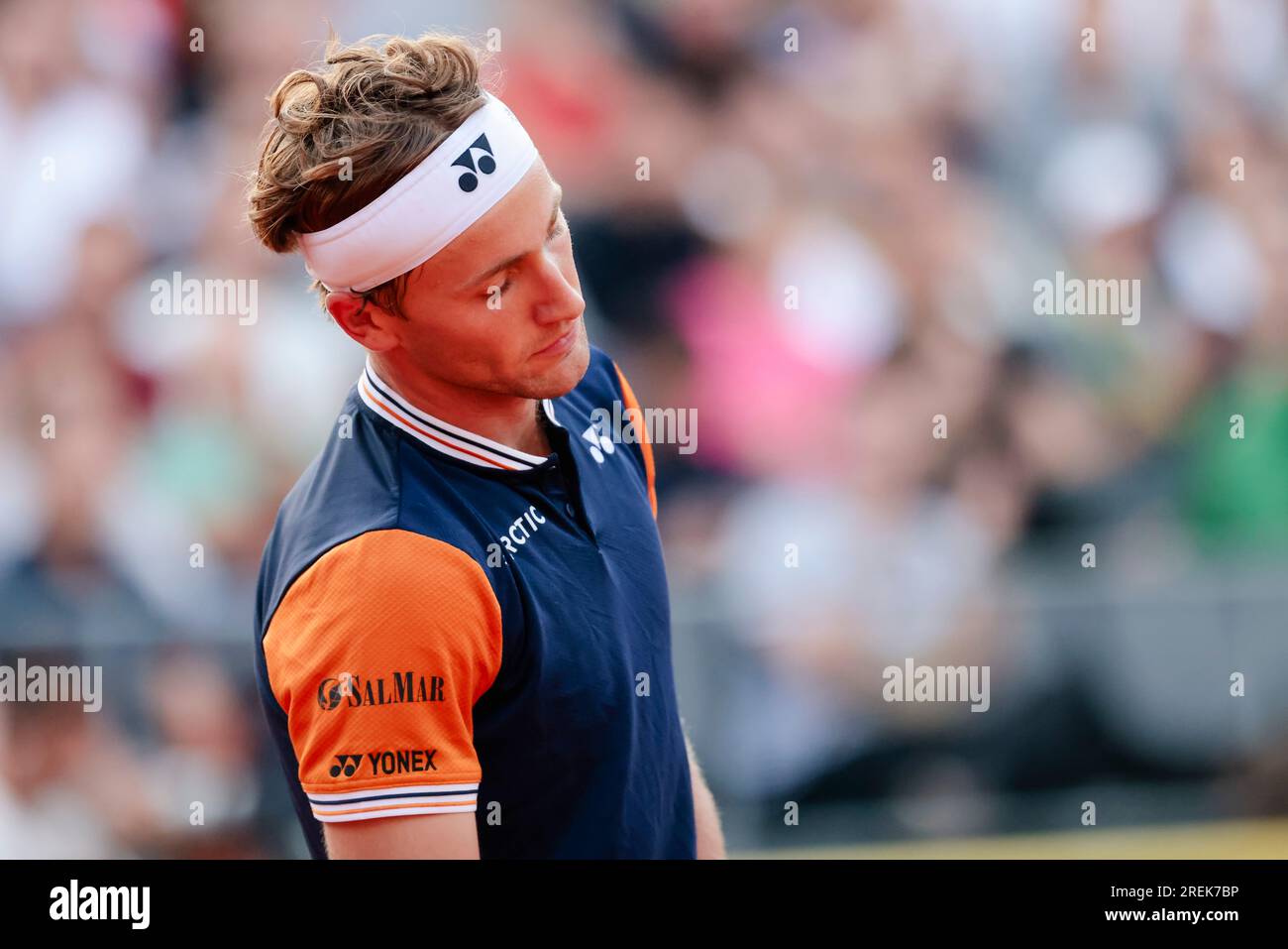 Hambourg, Allemagne. 28 juillet 2023. Le joueur de tennis norvégien Caspar Ruud au tournoi de tennis européen de Hambourg 2023. Frank Molter/Alamy Live News Banque D'Images