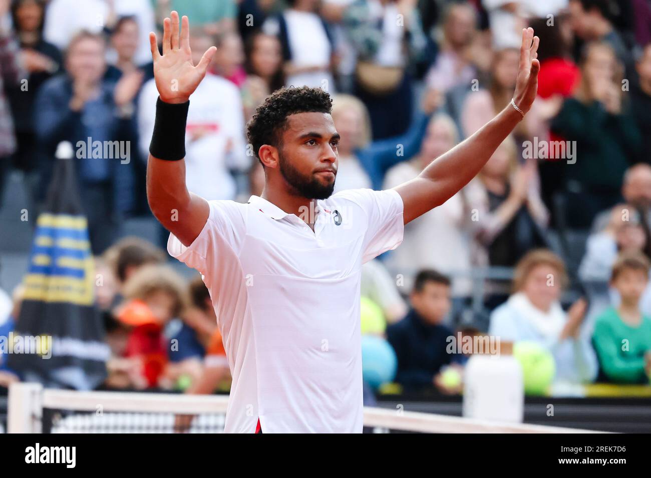 Hambourg, Allemagne. 28 juillet 2023. Le joueur de tennis français Arthur fils au tournoi de tennis européen de Hambourg 2023. Frank Molter/Alamy Live News Banque D'Images