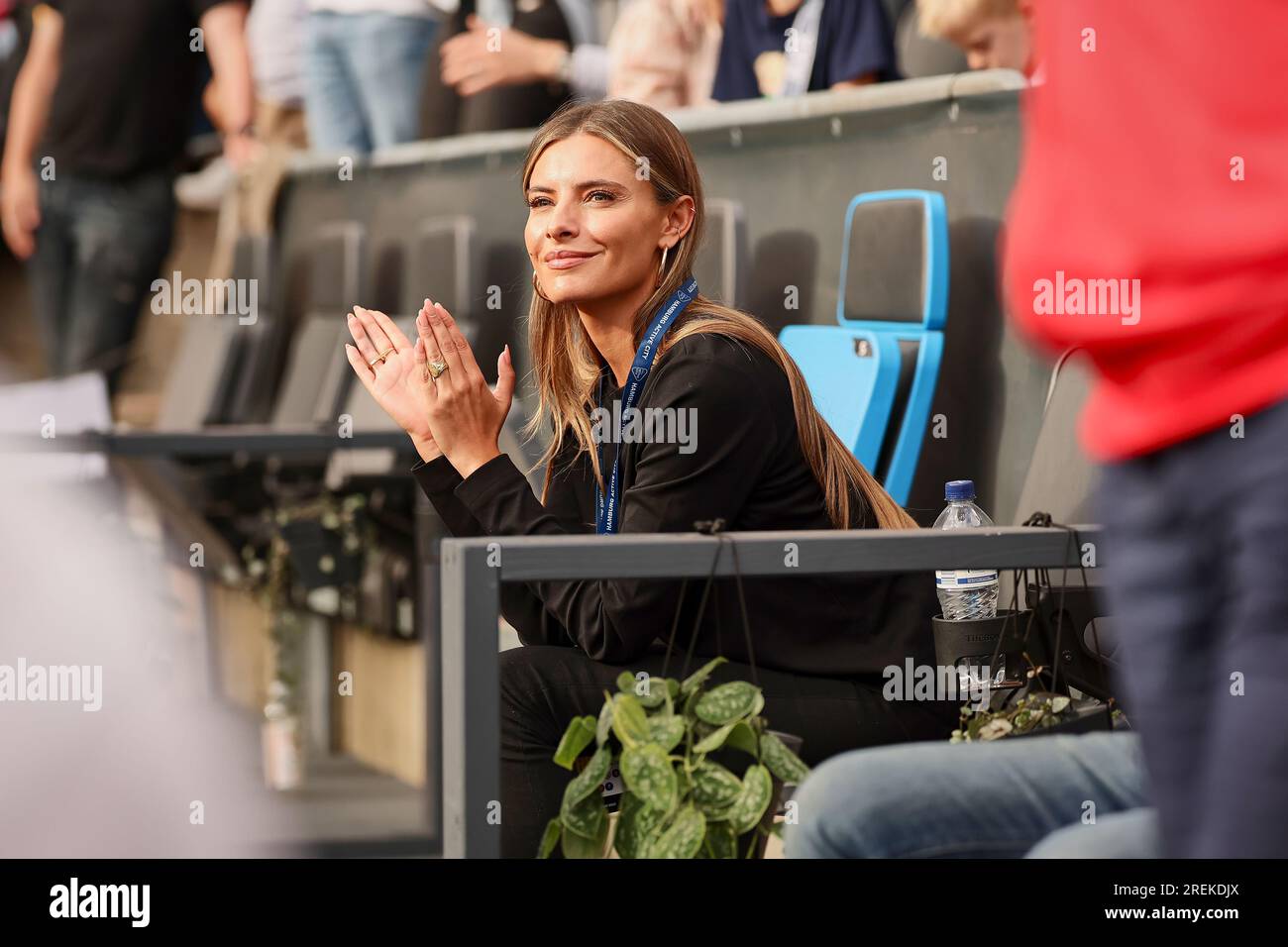 Hambourg, Hambourg, Allemagne. 28 juillet 2023. Sophia Thomalla (GER) en action lors de l'OPEN D'EUROPE DE HAMBOURG - Hamburg - Homme tennis, ATP500 (crédit image : © Mathias Schulz/ZUMA Press Wire) À USAGE ÉDITORIAL UNIQUEMENT! Non destiné à UN USAGE commercial ! Crédit : ZUMA Press, Inc./Alamy Live News Banque D'Images