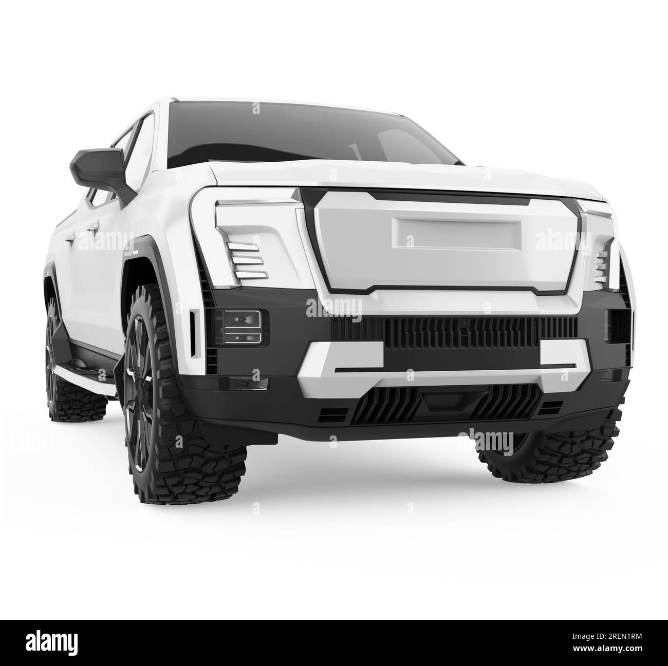 Pickup Truck Isolated Banque D'Images