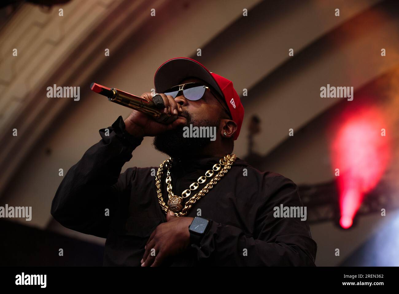 Toronto, Canada. 28 juillet 2023. Le rappeur Big Boi (Outkast) se produit au Toronto Festival of Beer au CNE Bandshell Credit : Bobby Singh/Alamy Live News Banque D'Images