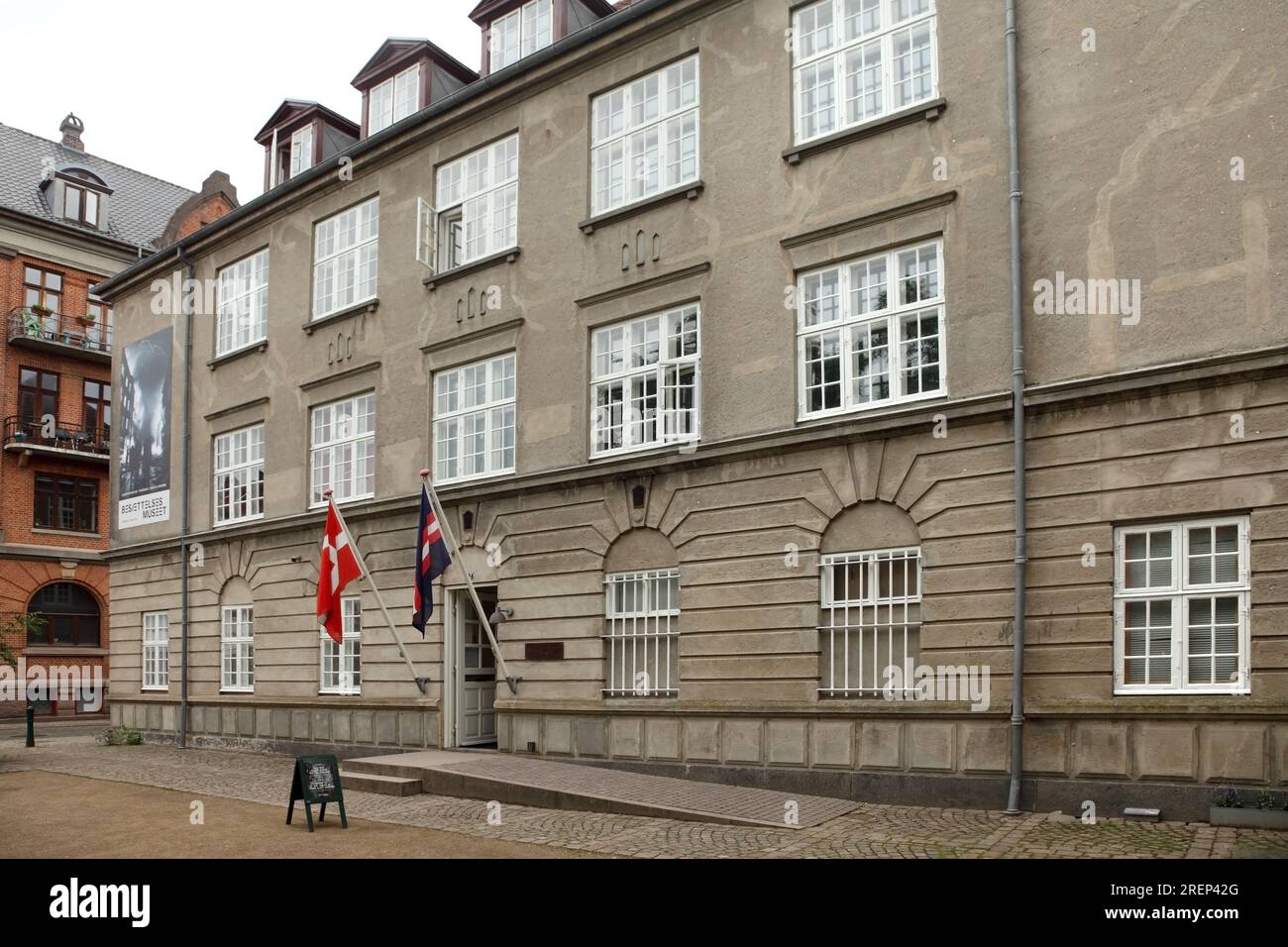 Musée de l'occupation de la guerre mondiale 2 (Besættelsesmuseet), Aarhus, Danemark. Banque D'Images