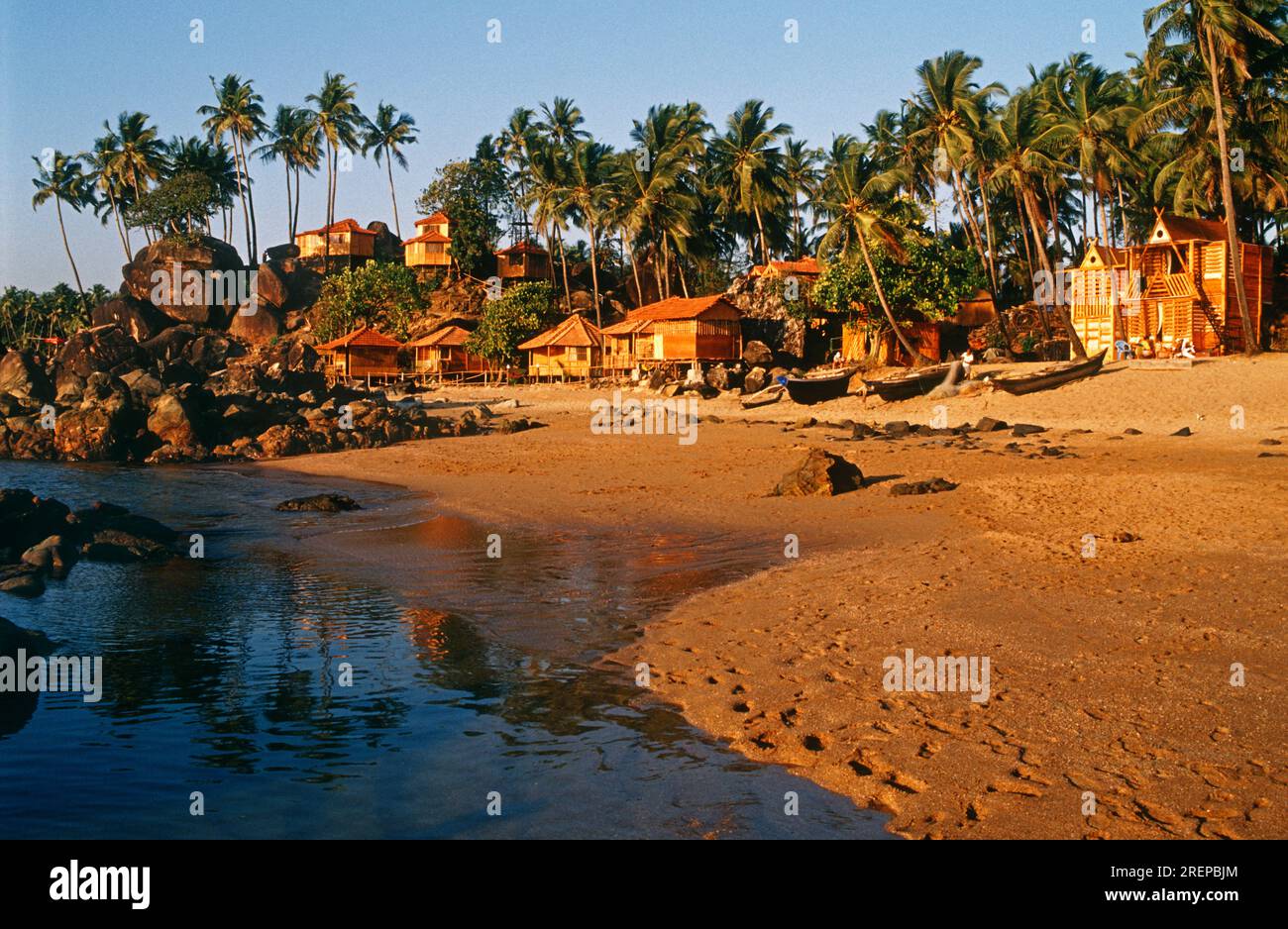 Palolem Beach.Goa.Inde. Banque D'Images