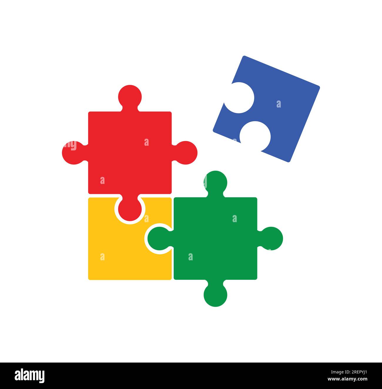 Défi coloré et symbole de résolution. Illustration vectorielle. Illustration de Vecteur