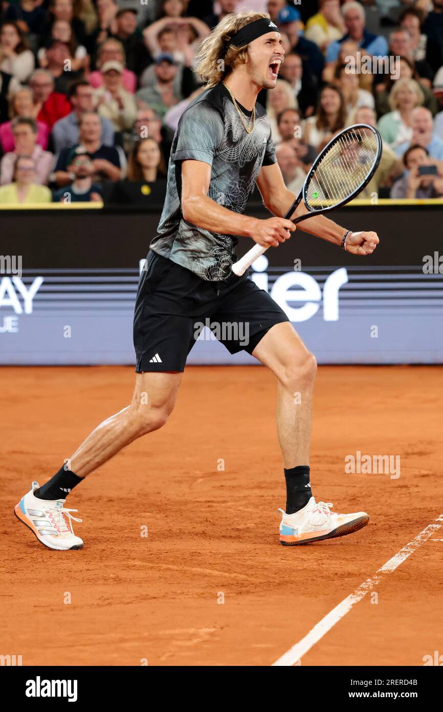 Hambourg, Allemagne. 29 juillet 2023. Joueur de tennis Alexander Zverev d'Allemagne à l'Open d'Europe de Hambourg 2023. Frank Molter/Alamy Live News Banque D'Images