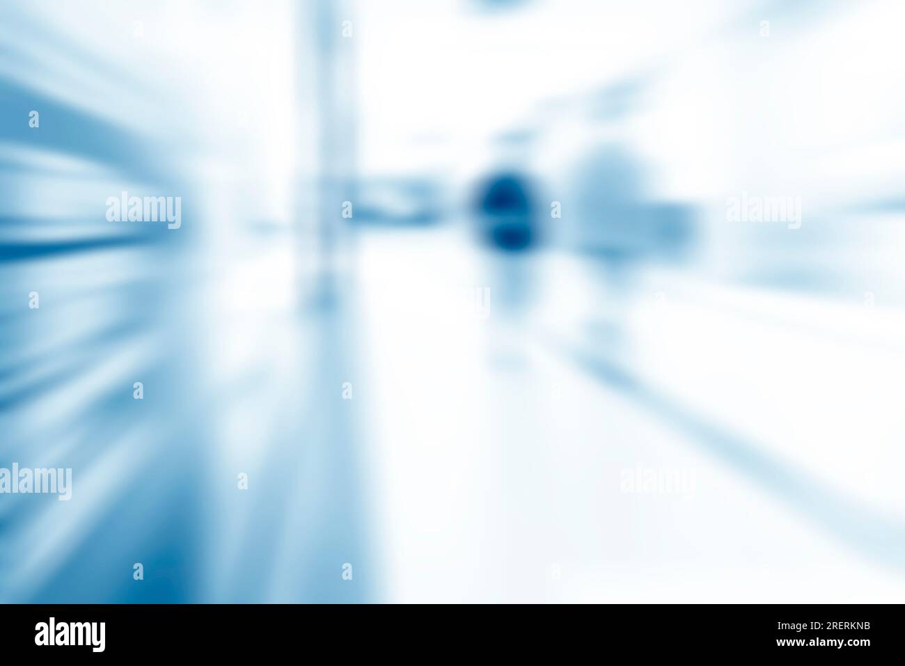 Motion Blurred Personnes dans le centre commercial Banque D'Images