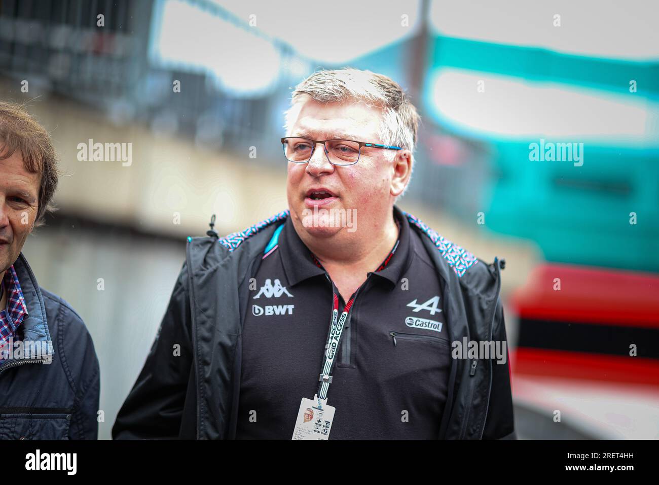 Otmar Szafnauer Team principal Alpine F1 lors du GP de Belgique, Spa ...