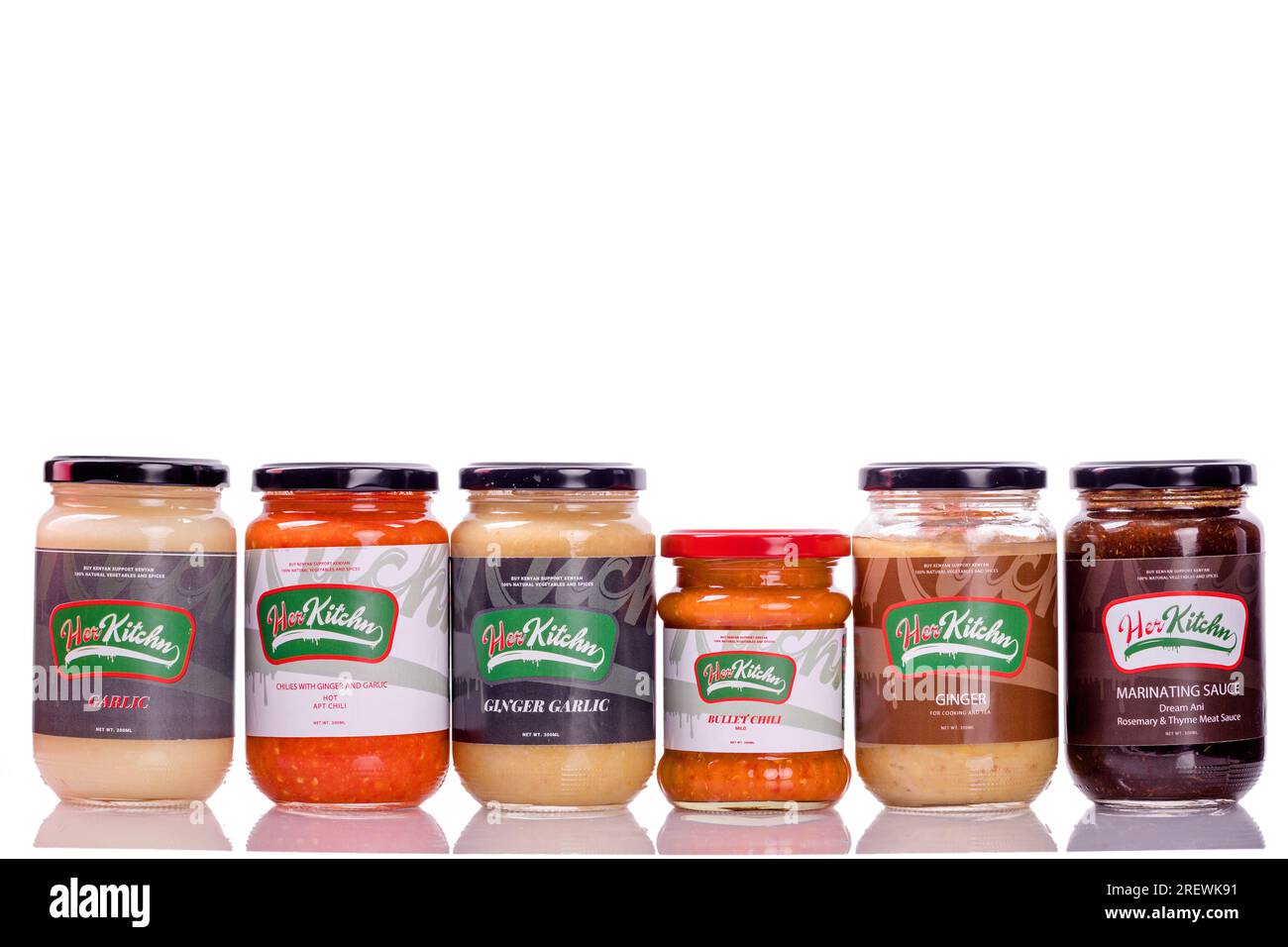 Produits kenyans articles commerciaux photographes Nairobi City County East Africa Banque D'Images