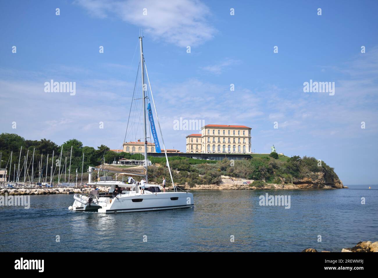 Dream Yacht Charter Trip au départ du Vieux Port à Marseille France Banque D'Images