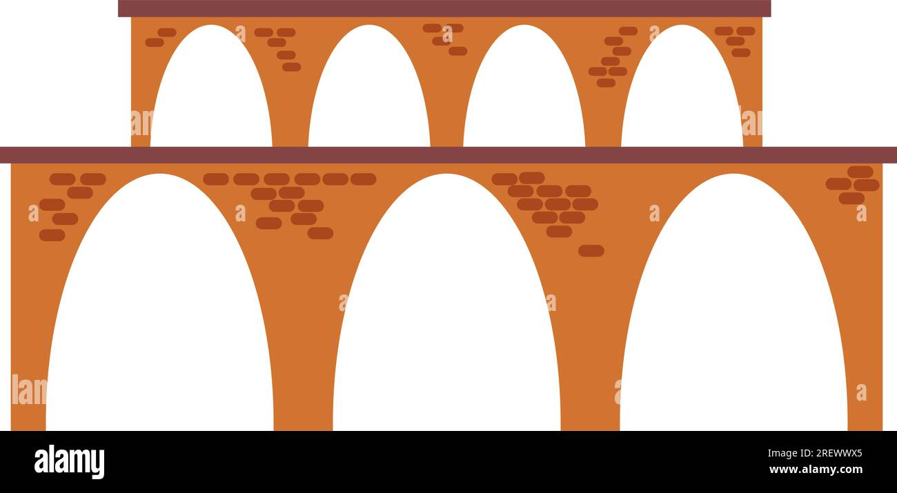 Illustration vectorielle de ligne de viaduc Illustration de Vecteur