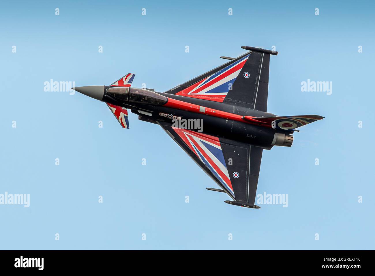 Eurofighter Typhoon FGR4, No 29 Squadron, RAF Coningsby. Exposition au Royal International Air Tattoo 2023. Banque D'Images