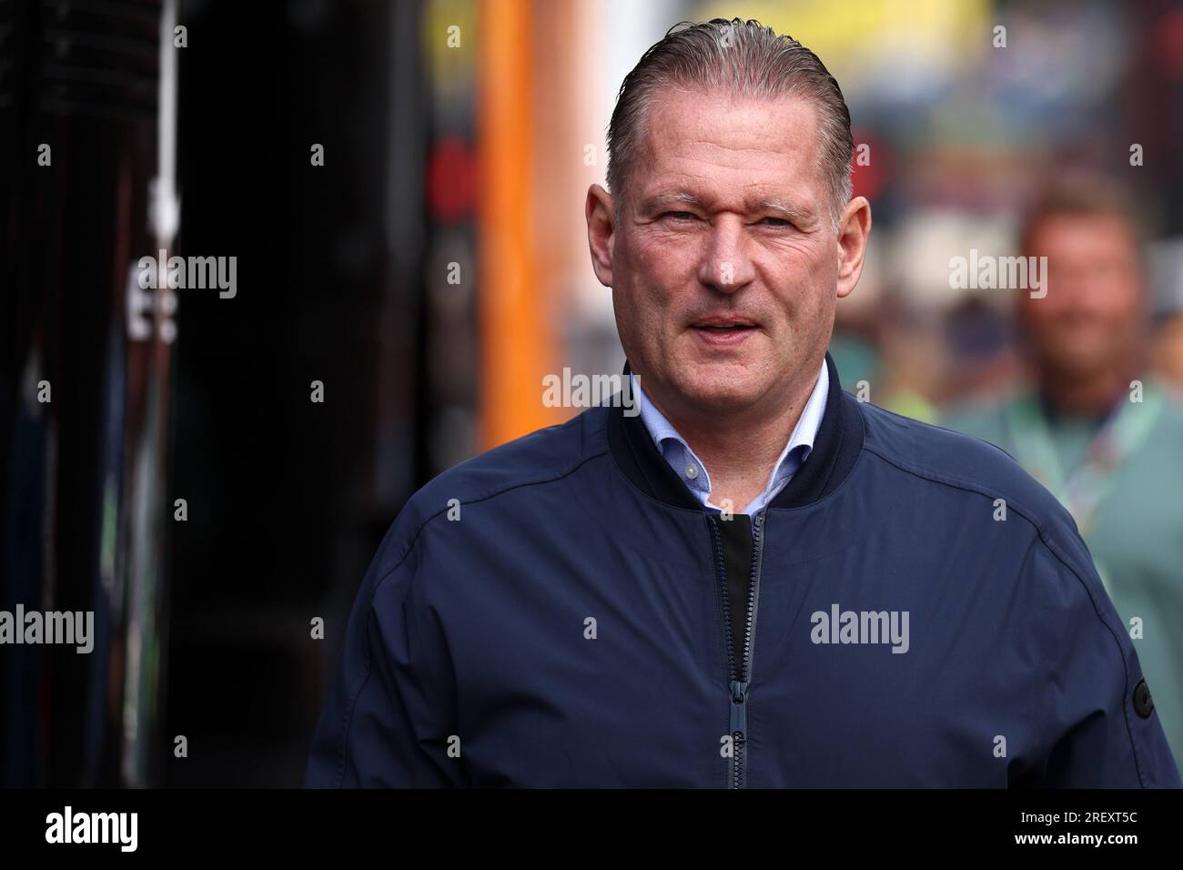 Stavelot, Belgique. 30 juillet 2023. Ancien pilote Jos Verstappen dans le paddock avant le Grand Prix F1 de Belgique à Spa Francorchamps le 30 juillet 2023 Stavelot, Belgique. Crédit : Marco Canoniero/Alamy Live News Banque D'Images