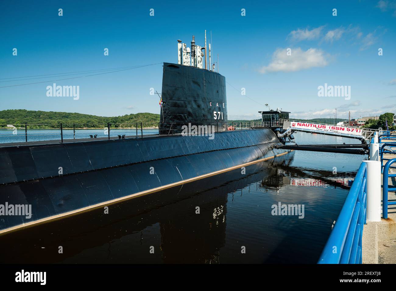 USS Nautilus (SSN-571) The Submarine Force Library & Museum _ Groton, Connecticut, USA Banque D'Images