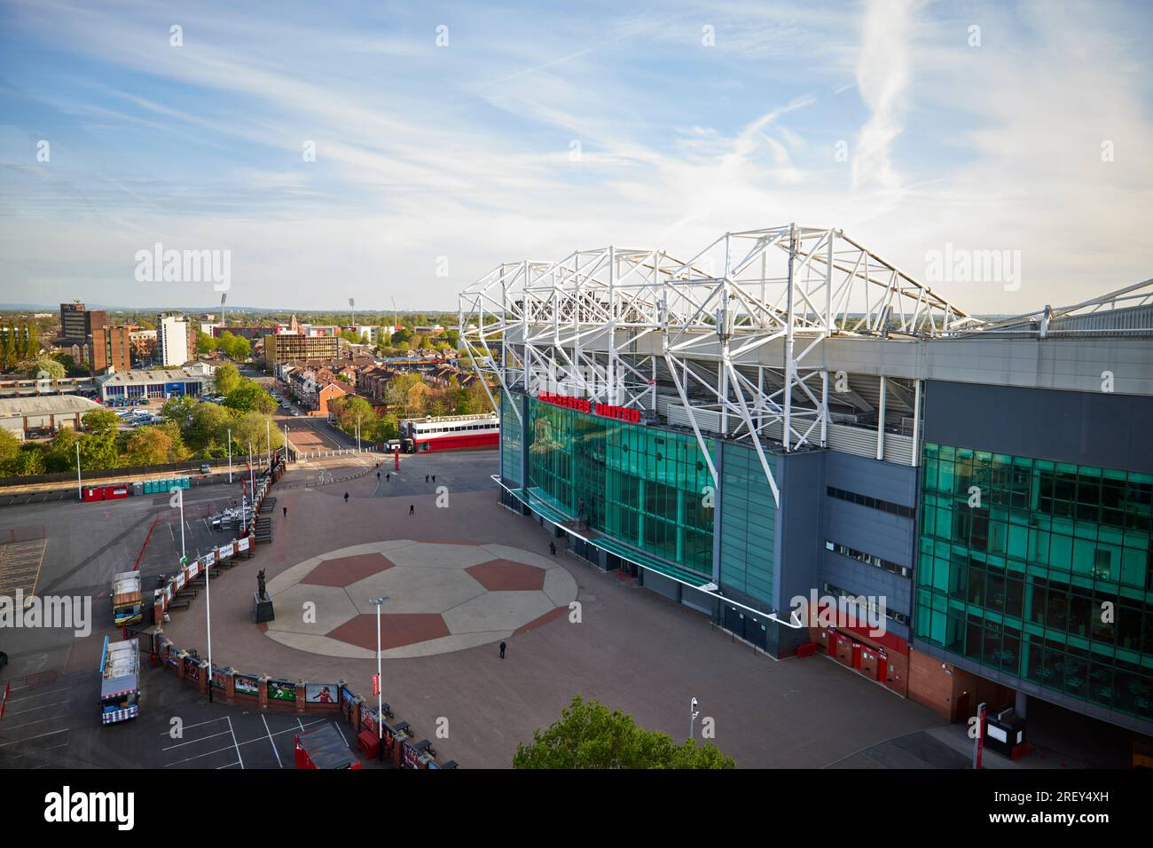 Manchester United FC Stadium Old Trafford Banque D'Images