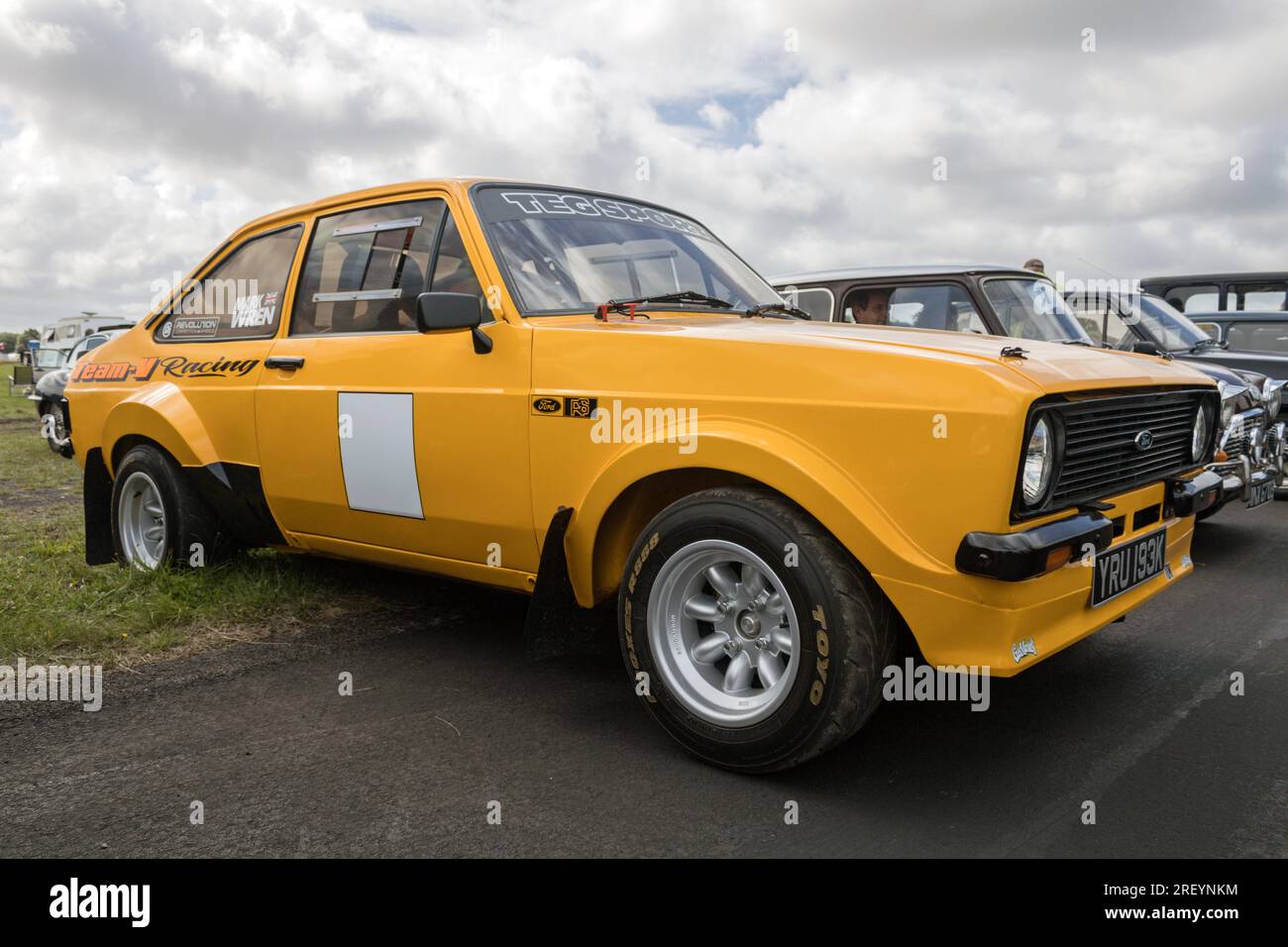 Ford Escort RS2000 voiture de rallye. Cumbria Steam Gathering 2023. Banque D'Images