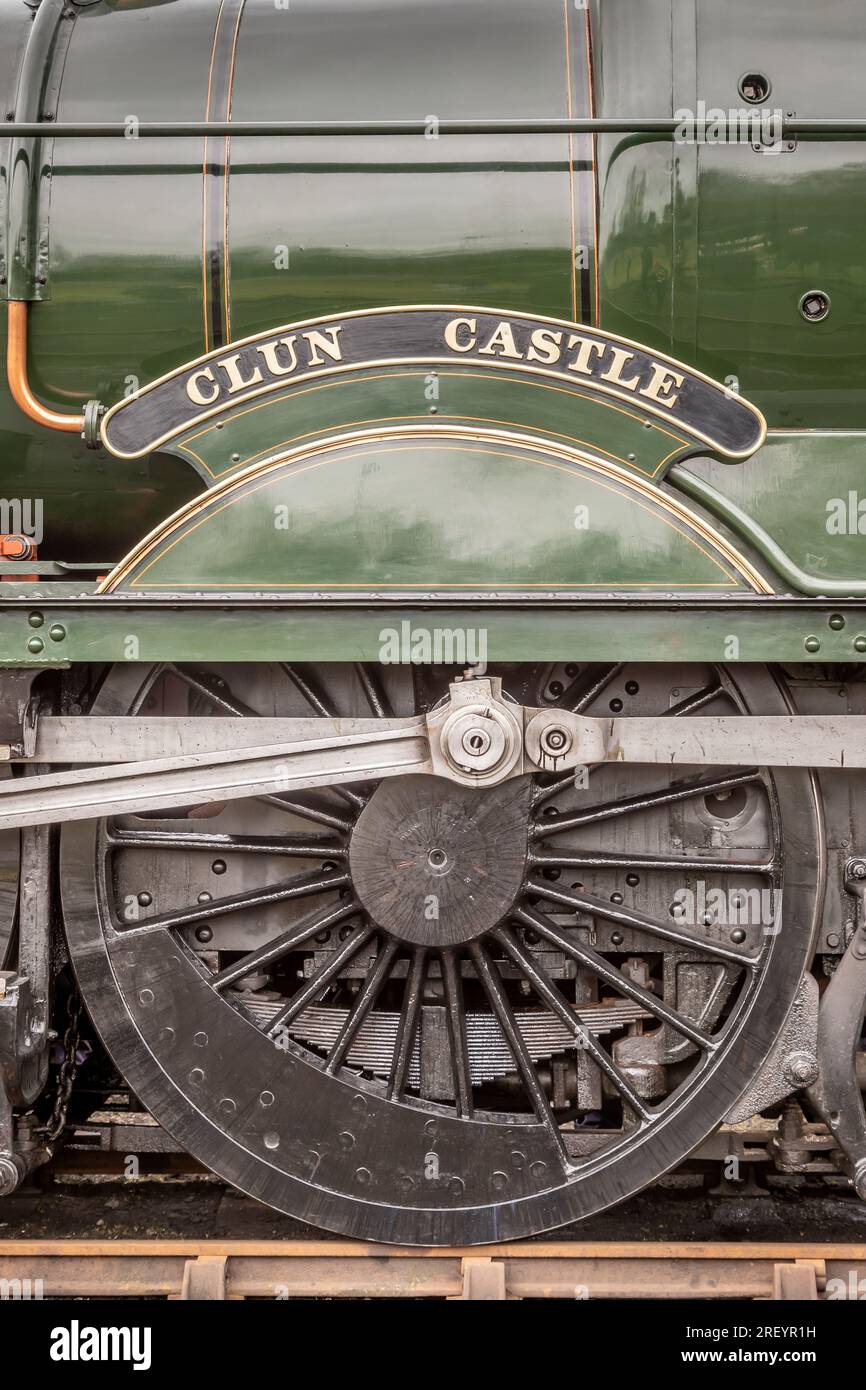 GWR 'Castlet' 4-6-0 No. 7029 'Clun Castle', Didcot Railway Centre, Oxfordshire, Royaume-Uni Banque D'Images