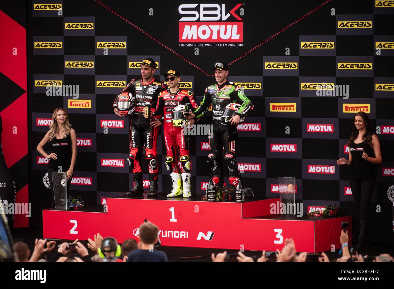 MOST, République tchèque. 30 juillet 2023. Course 2, World Superbike - SBK à Most, République tchèque, juillet 30 2023 crédit : Agence de photo indépendante/Alamy Live News Banque D'Images