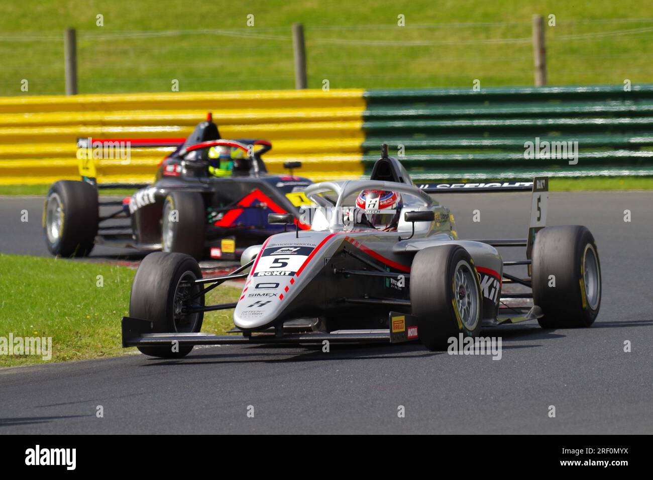 Dalton sur Tees, 29 juillet 2023. William Macintyre pilote pour HiTech Pulse-Eight dans le ROKiT F4 British Championship au Croft circuit. Crédit : Colin Edwards Banque D'Images