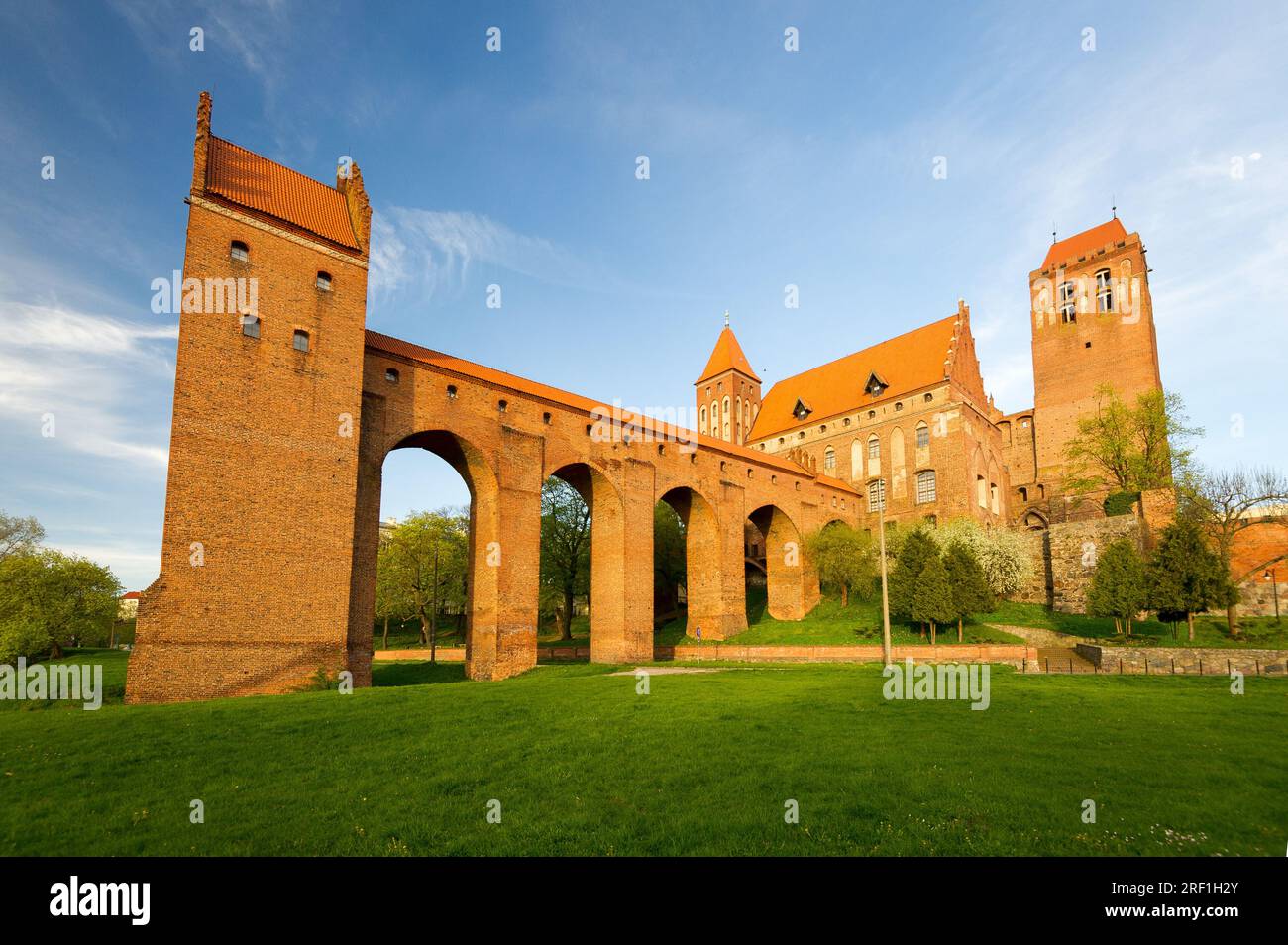 Gdanisko gothique en brique (dansker) de château gothique en brique un