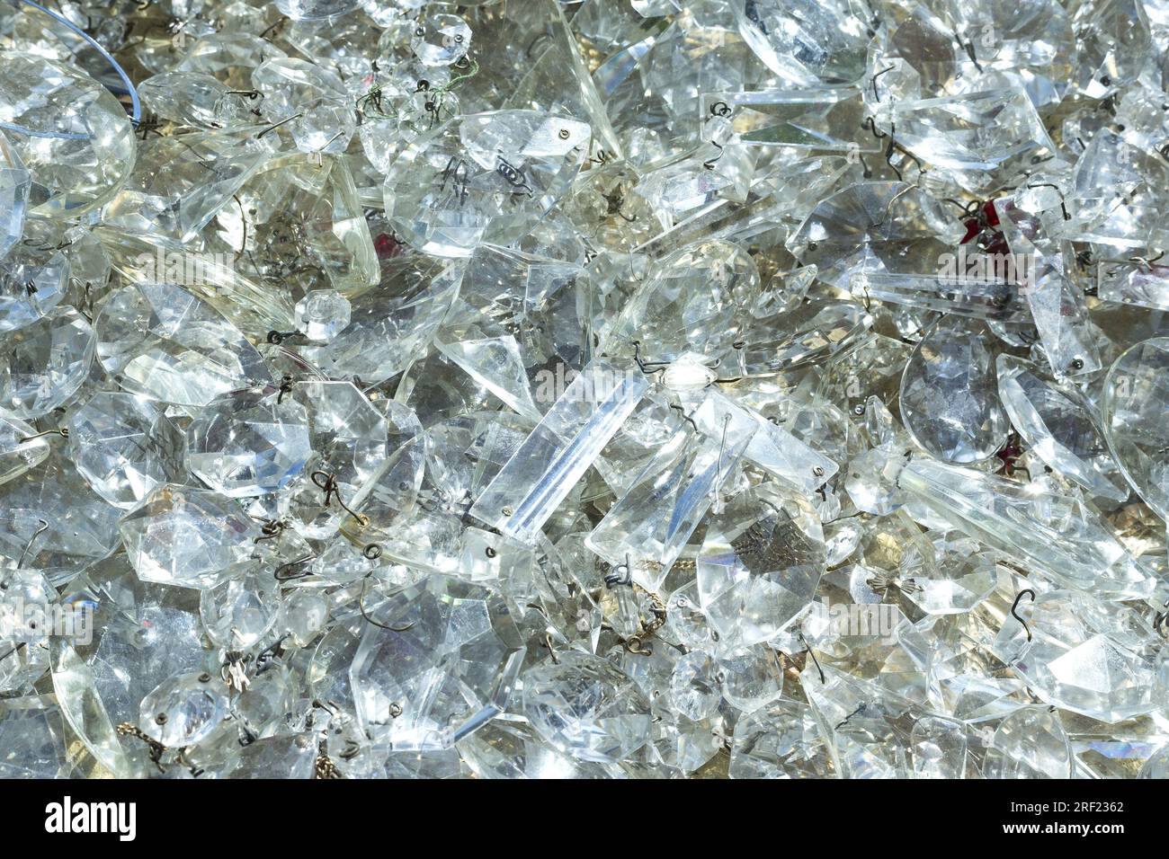 Particules de verre Banque D'Images