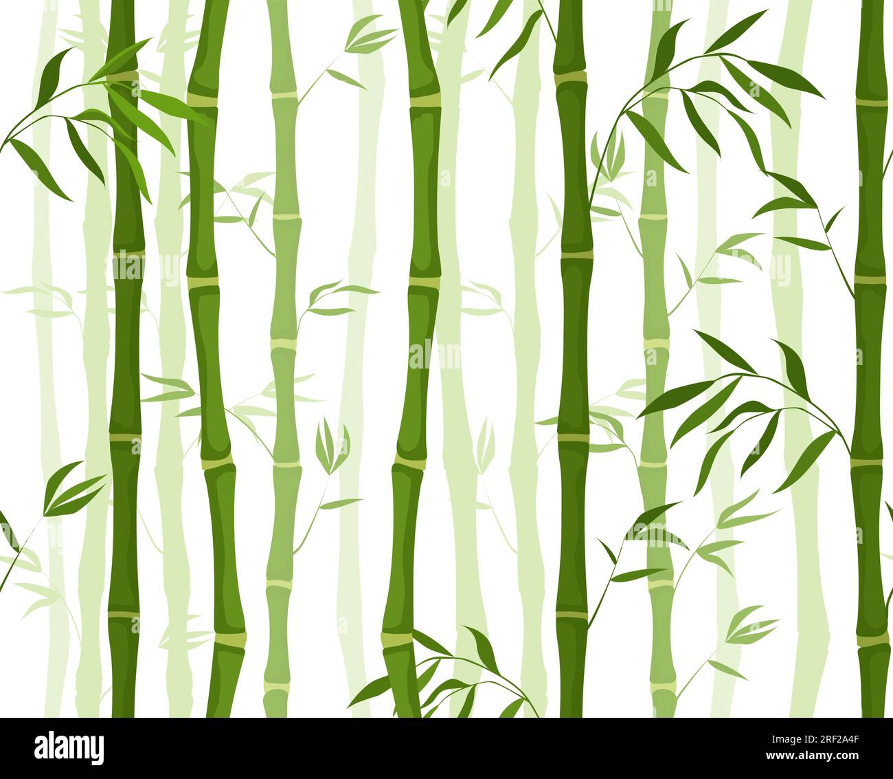 Modèle sans couture avec concept de vecteur de bambou Illustration de Vecteur