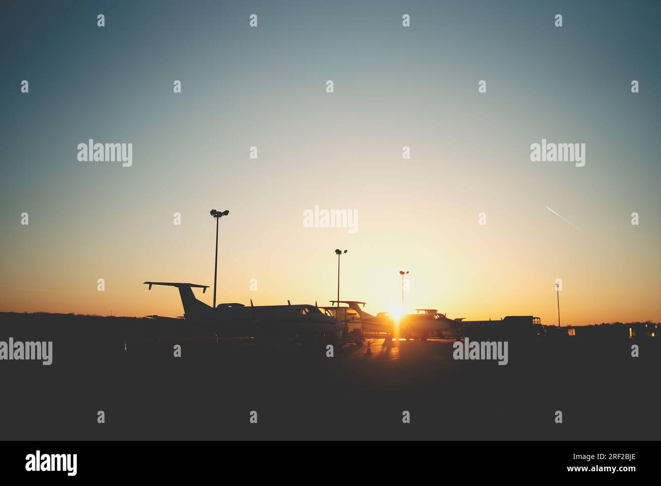 Rampe de lever du soleil Banque D'Images