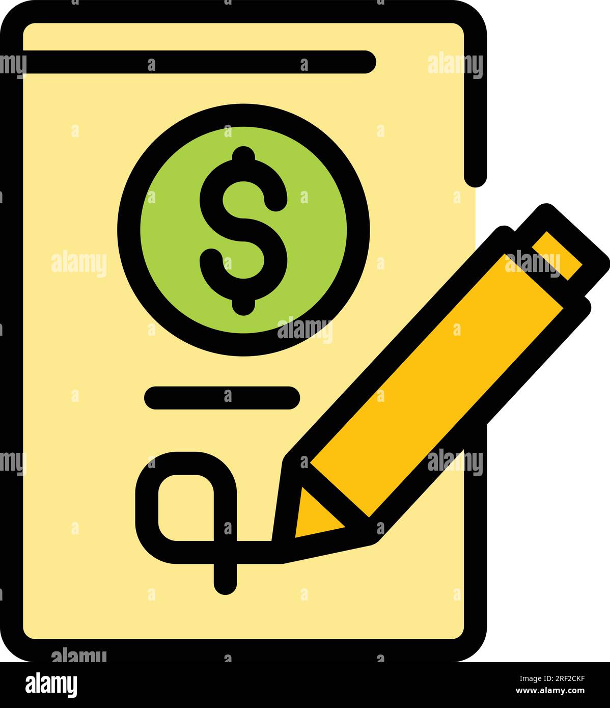 Vecteur de contour d'icône d'investisseur d'argent. Aide financière. Les gens se portent volontaires en couleur à plat Illustration de Vecteur