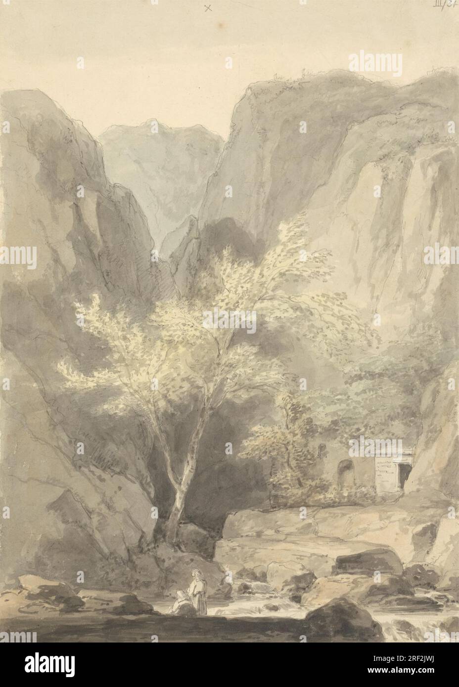 Le printemps Castalian entre 1802 et 1804 par Robert Smirke Banque D'Images