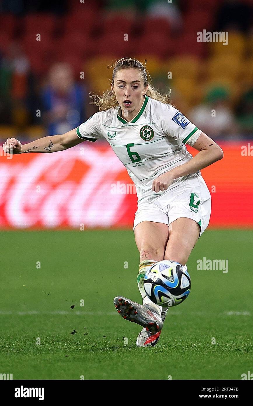 Brisbane, Australie. 31 juillet 2023. Megan Connolly d'Irlande lors de la coupe du monde féminine de la FIFA 2023 Groupe B match Irlande femmes vs Nigeria femmes au Suncorp Stadium, Brisbane, Australie, 31 juillet 2023 (photo de Patrick Hoelscher/News Images) à Brisbane, Australie le 7/31/2023. (Photo de Patrick Hoelscher/News Images/Sipa USA) crédit : SIPA USA/Alamy Live News Banque D'Images