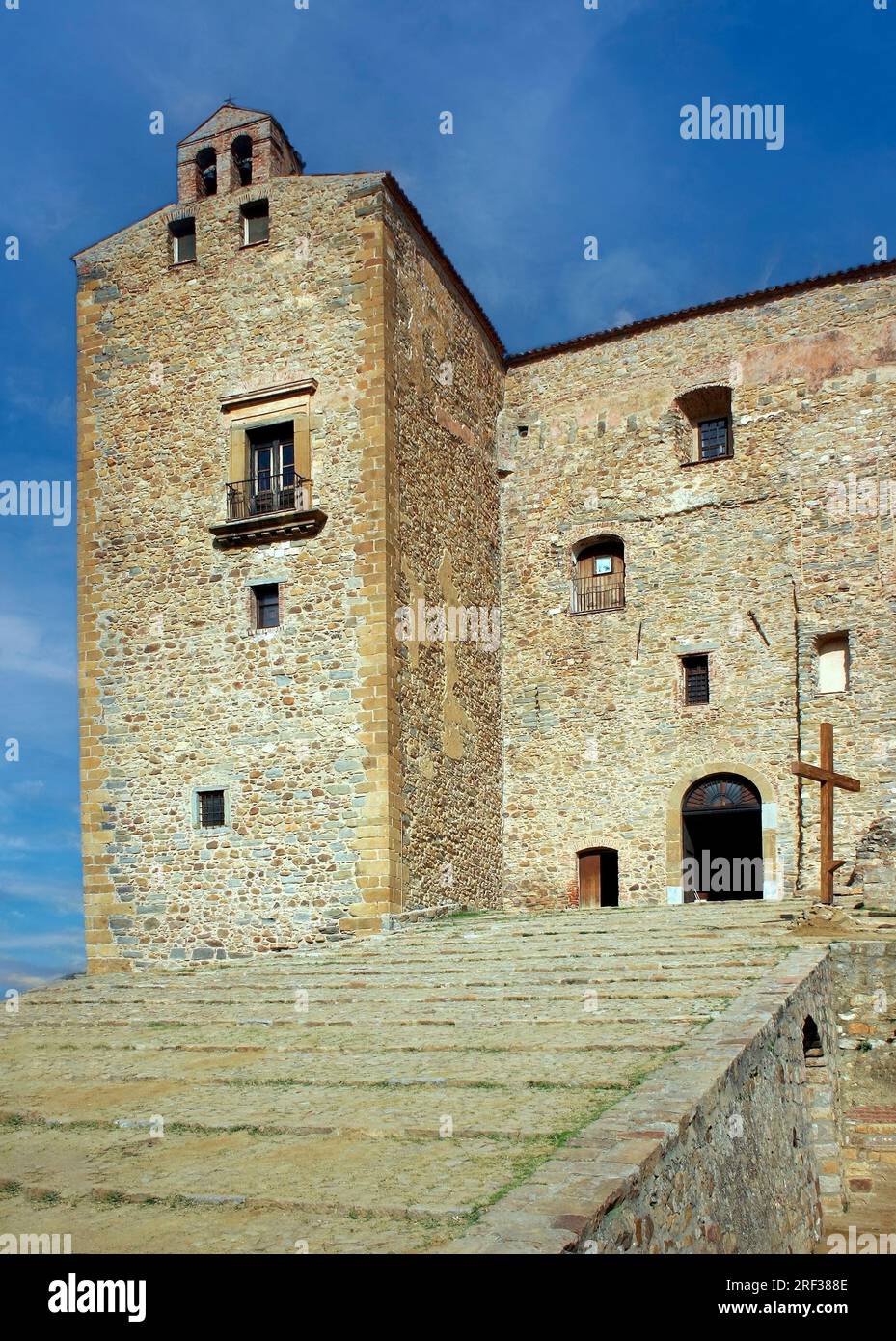 Italie Sicile Parc Madonie Castelbuono Château Ventimiglia Banque D'Images