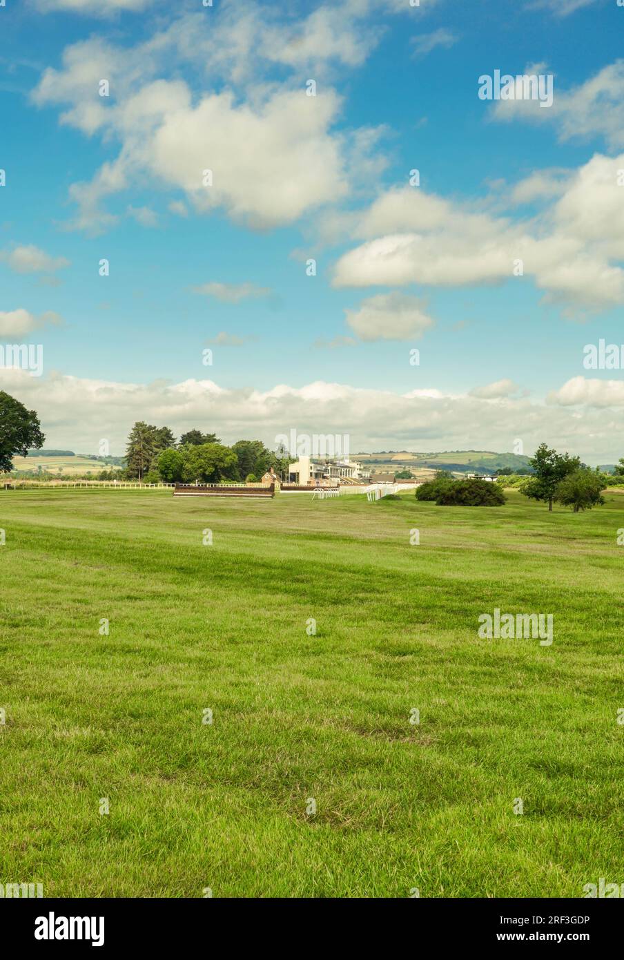 Course Ludlow et tribune Budleigh Salterton. Juillet 2023 Banque D'Images