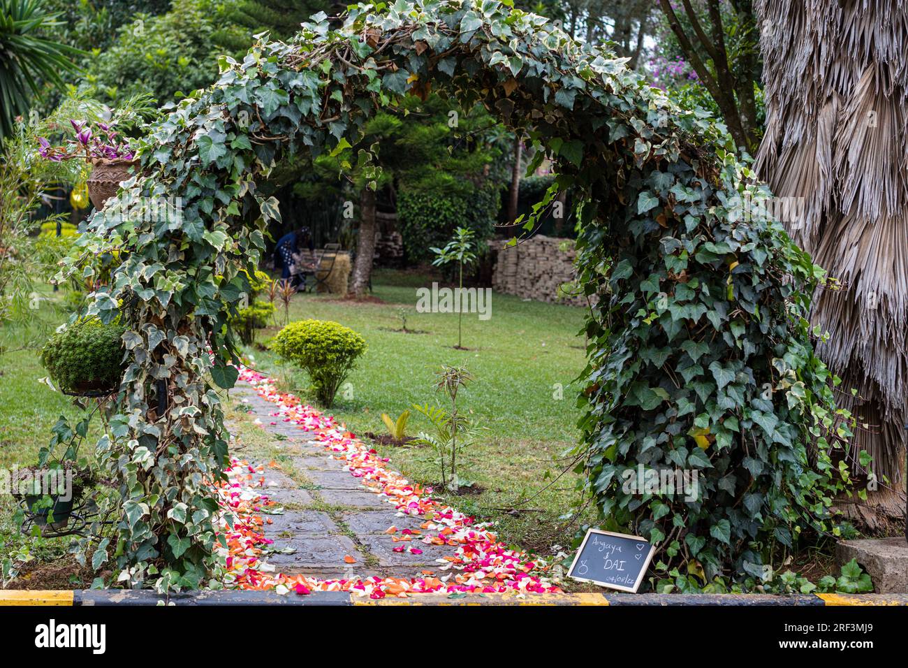 Kenya Wedding Photographers by Antony Trivet Accessoires Détails textures formes robes bagues réception cérémonie décoration Configuration jardins Configuration Nairobi Banque D'Images