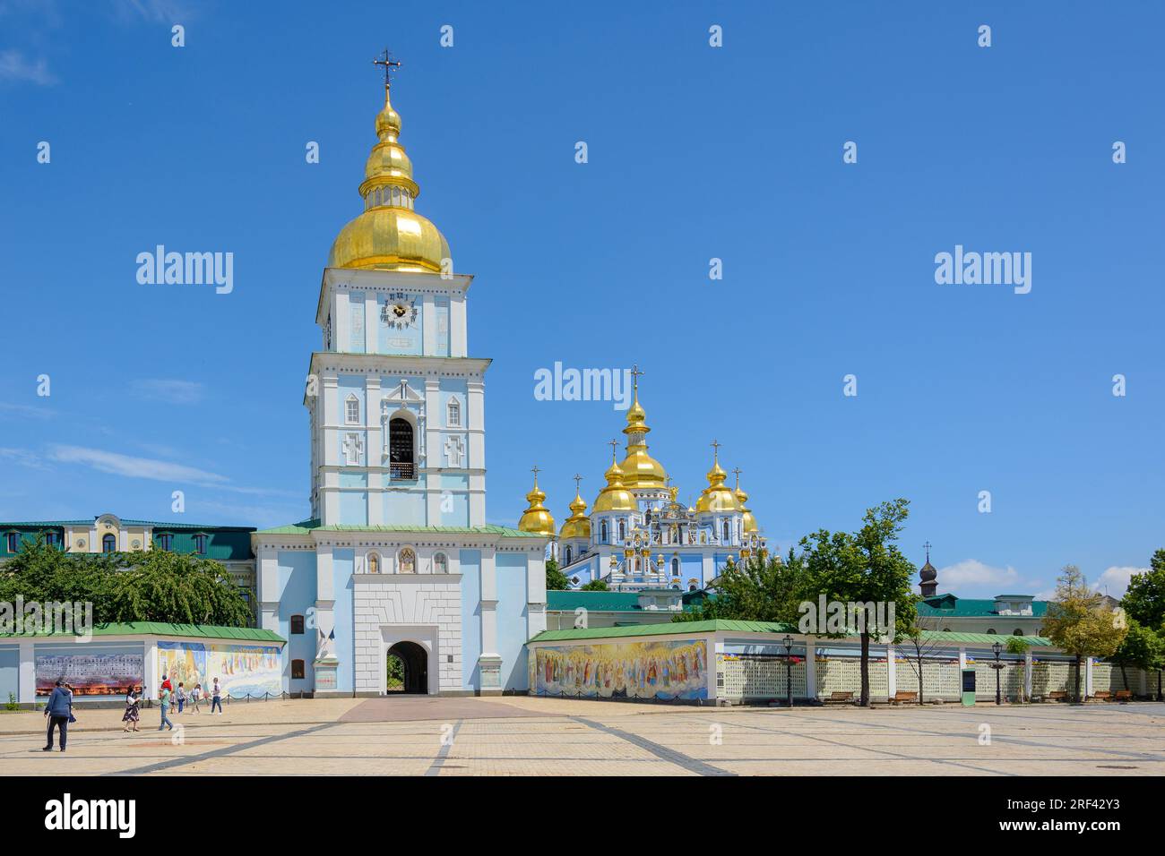 St. Monastère Michaels au dôme doré à Kiev Banque D'Images