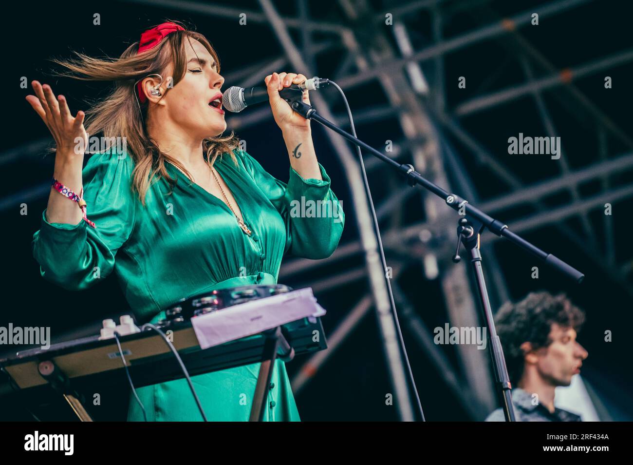 Thirsk, Royaume-Uni. 30 juillet 2023. Gwenno se produit au Deer Shed Festival 2023. Crédit : Thomas Jackson/Alamy Live News Banque D'Images